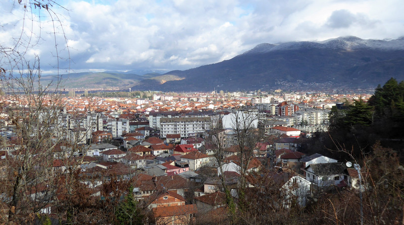 Ohrid from the castle hill