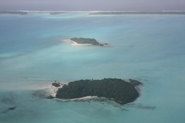 Aitutaki from the air