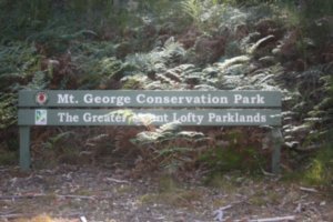 Entering Mount George Conservation Park