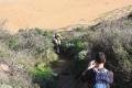 The climb down to Waitpinga Beach