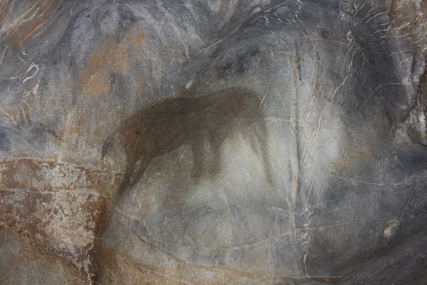 Elephant Painting in the Cango Caves