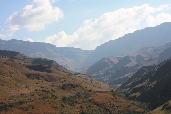 Scenery on the road to Sani Top 