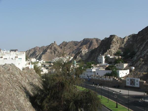 A view of Muscat from the Gate