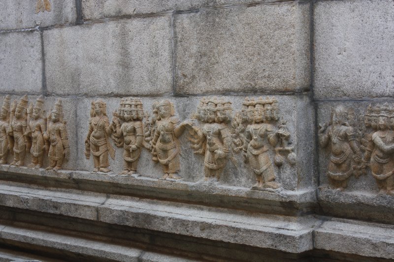 Stone carvings at Venkataram Temple