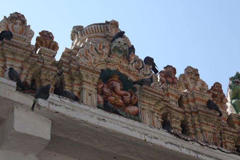 The facade of the Bull Temple