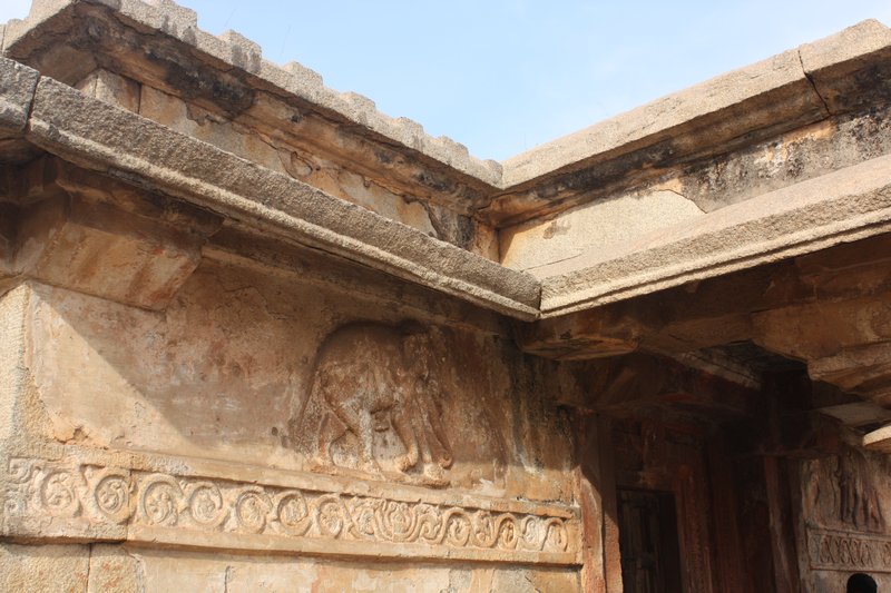 Carved Elephants on a Jain Temple