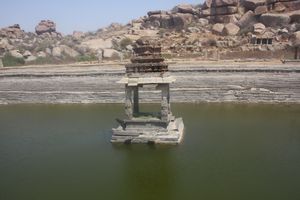 A small temple in the Vittala Tank