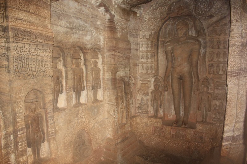 Carvings in Cave four