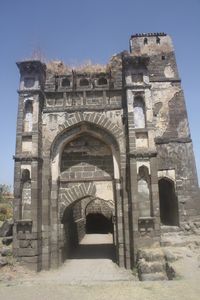 A ruined gateway 