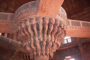 Stunningly carved ceiling of the Astrologers Kiosk