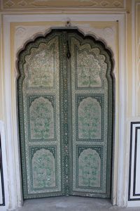 A beautifully crafted doorway