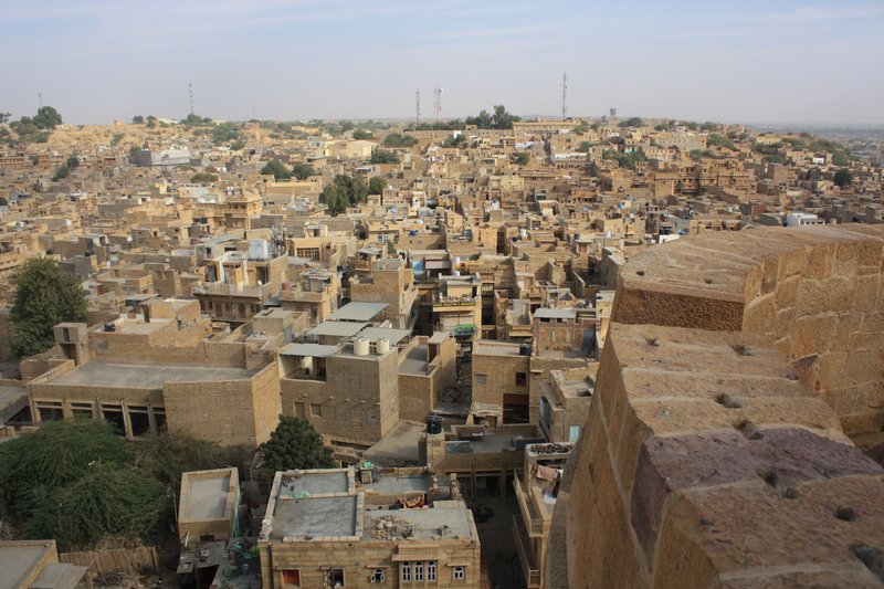 A view of the Golden City from the forts parapets