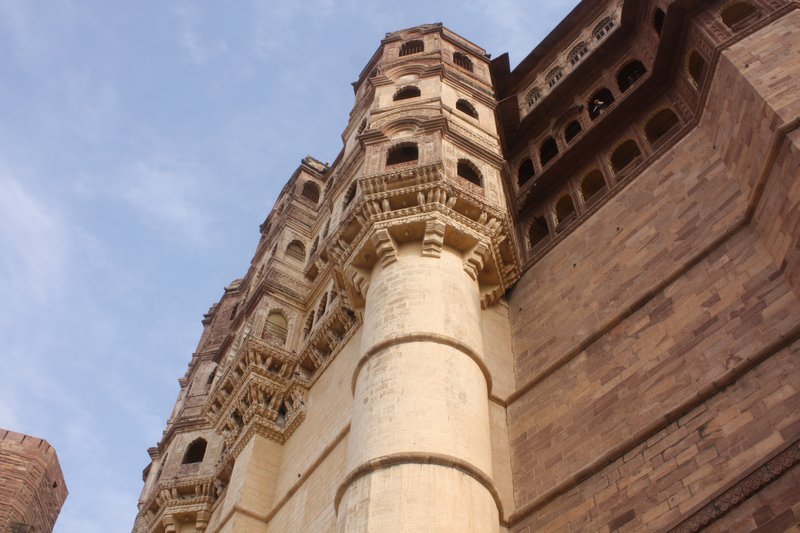 One of the many towers along the walls