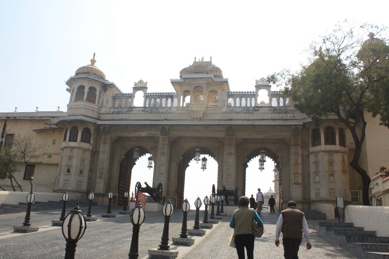 The entrance to the City Palace complex