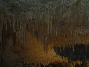 Thousands of stalactites hang down