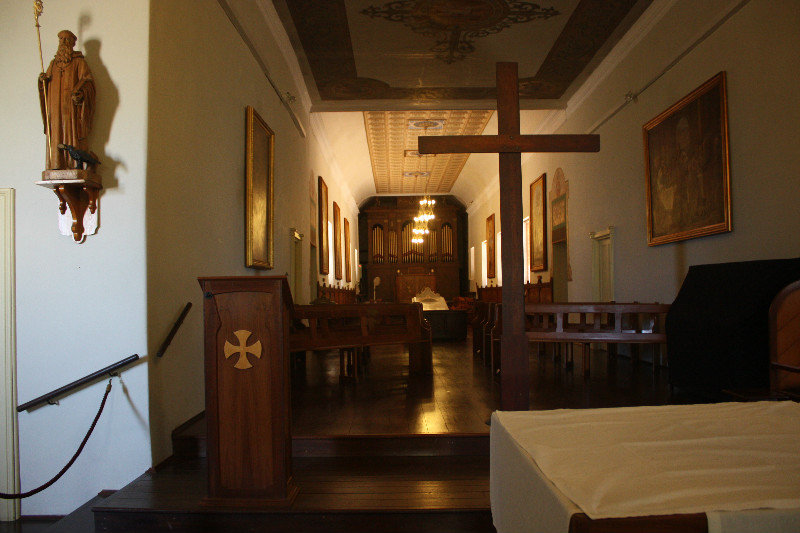 Interior of the chapel