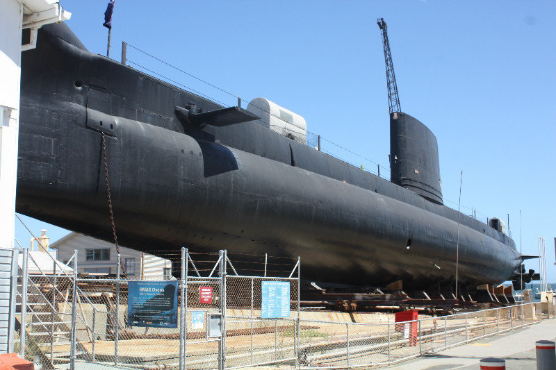 A decommissioned navy sub
