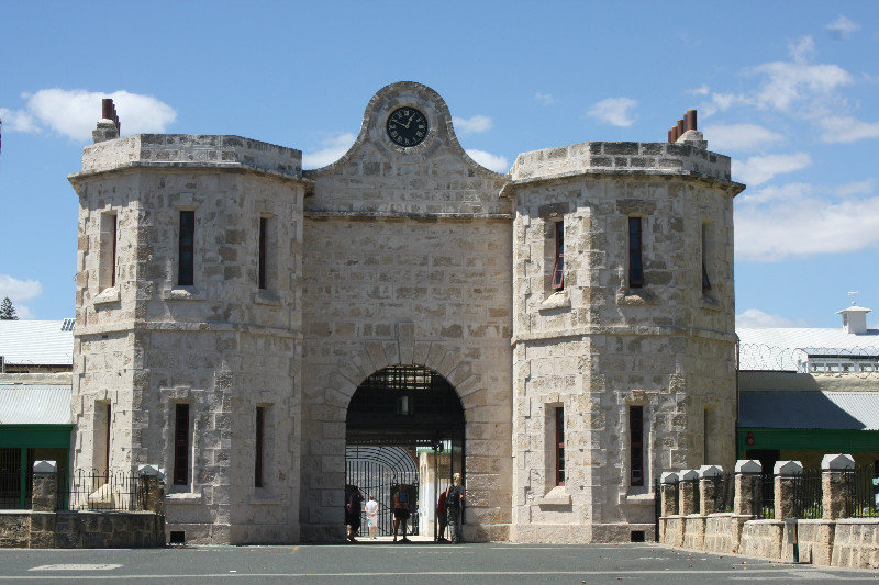 The gates of Fremantle Prison