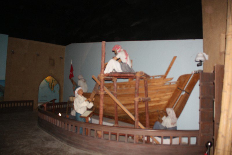 Dhow building display