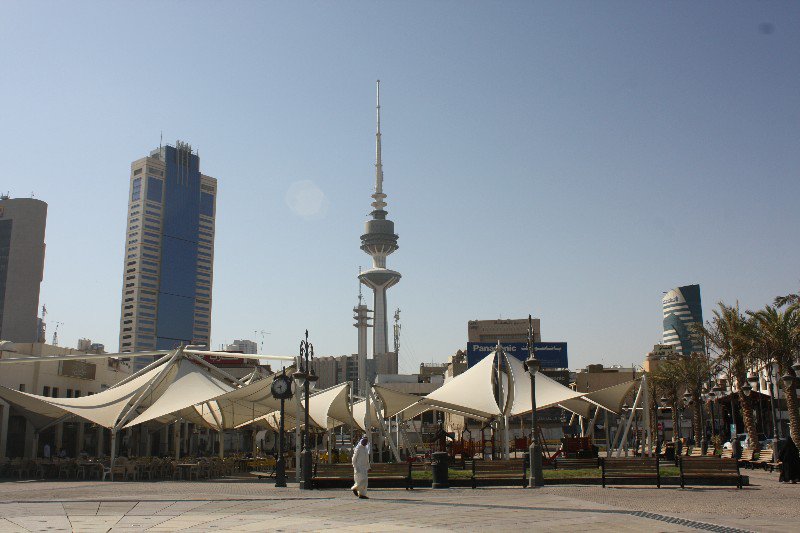 Liberation Tower dominates the city centre