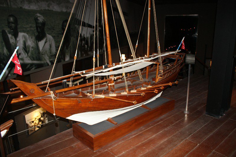 Model of a dhow