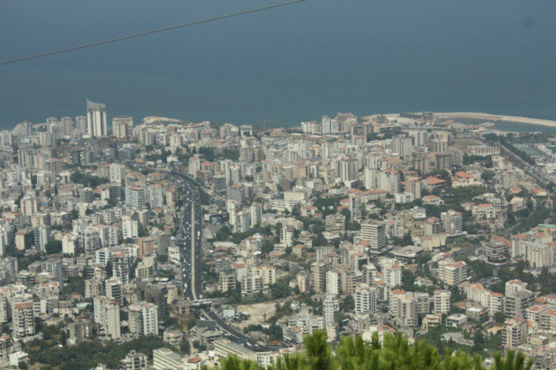 The sprawl of Beirut