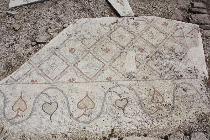 An example of the stunning mosaics at this world heritage site