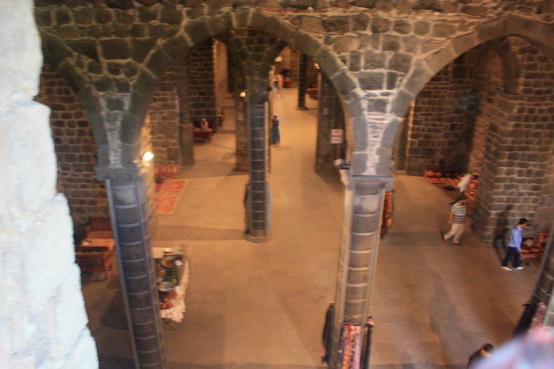 Interior of a restored bastion