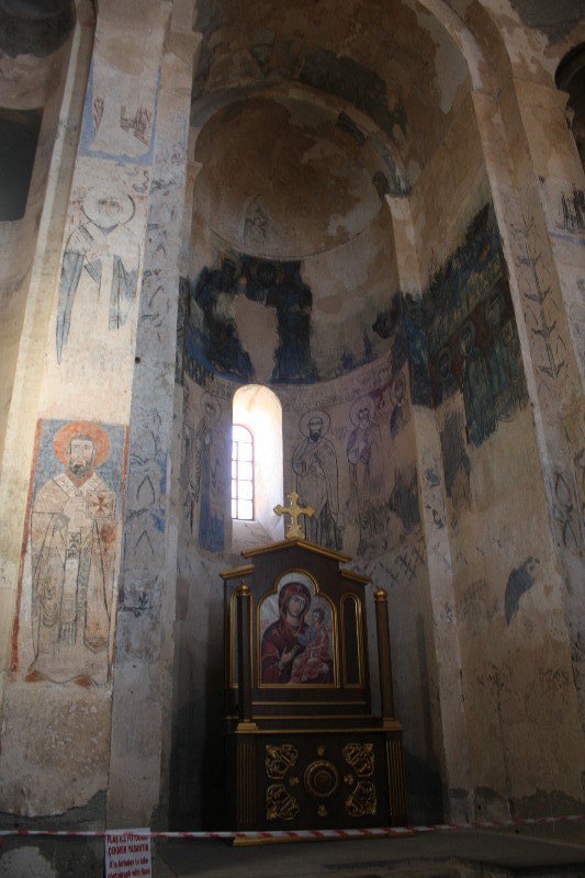 A church fresco
