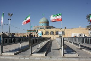 A martyrs cemetery from the Iran-Iraq war