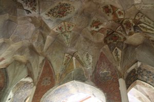 The ceilings were once beautifully decorated