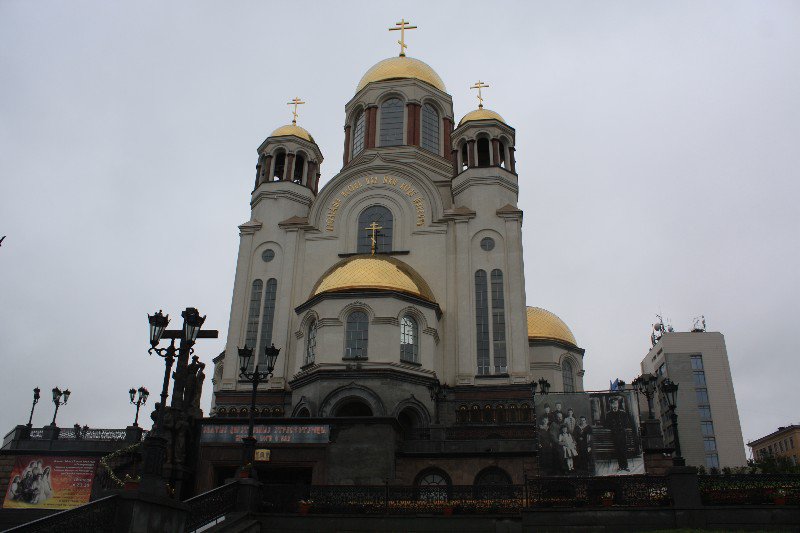 Church on the blood built on the sight of the Romanov murders