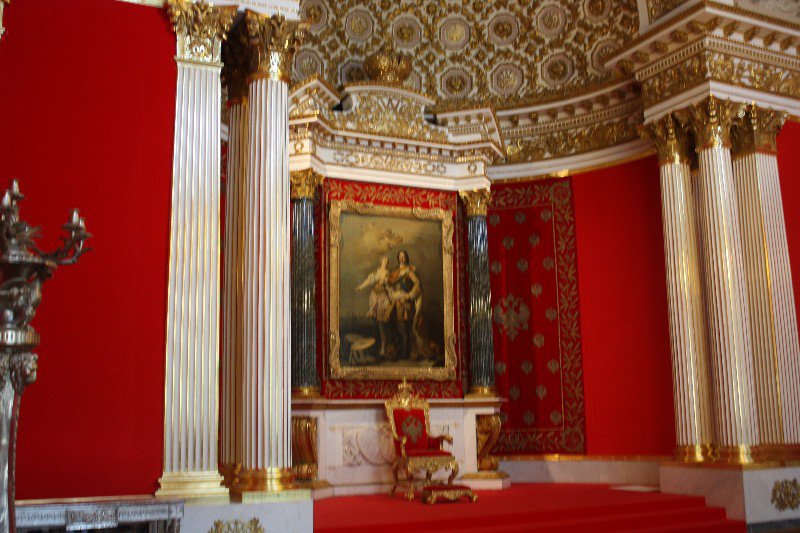 One of the fabulously rich throne rooms