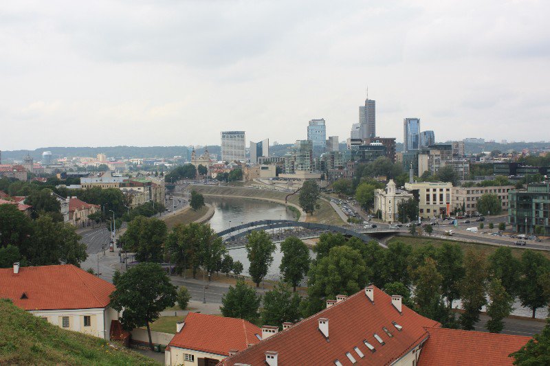Vilnius from castle mount