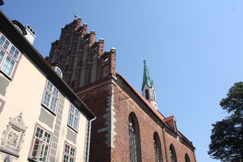 one of the churches gracing the old town