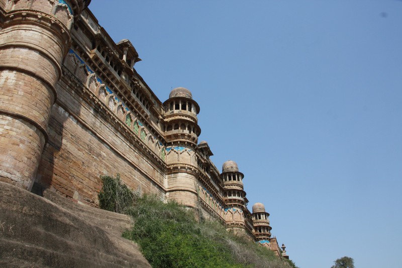 The walls of Man Singh Palace