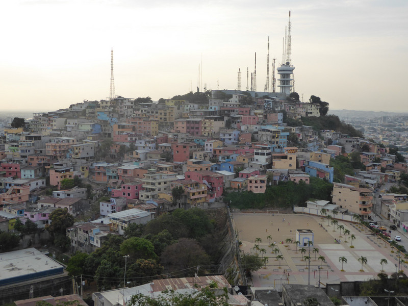 One of Guayaquil colourful hilltop barrios