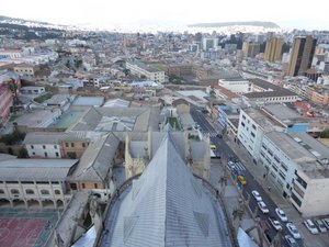 Quito from the Basilica tower