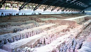 A vast pit of soldiers