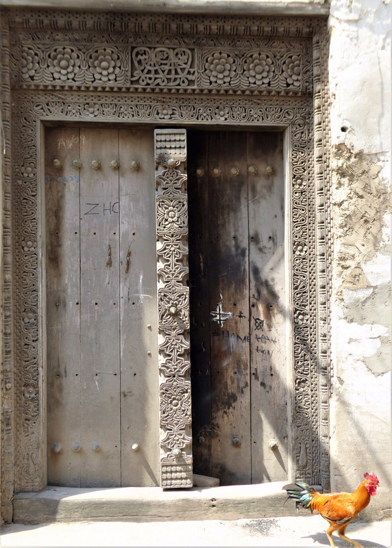 Traditional carved doors
