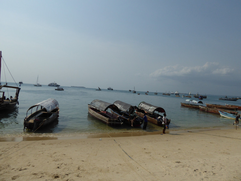 One of Stone town's beaches