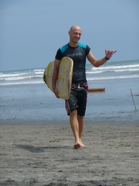 back in canoa for a couple of days to get some surfing in