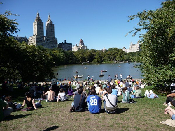 a great spot to catch buskers in the central park