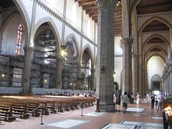 Inside Santa Croce