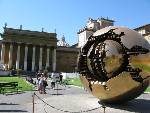 Yard of Vatican Museum