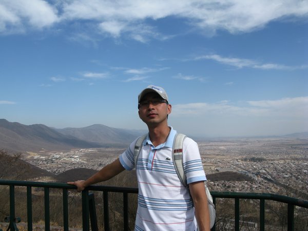 On top of Cerro San Bernardo