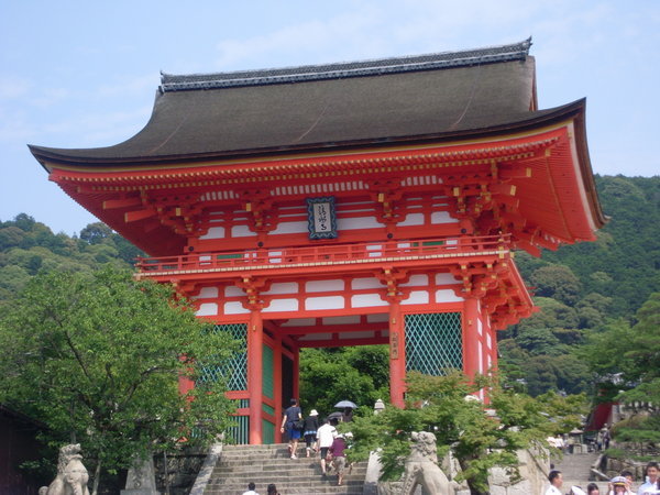 At Kiyomizu temple 