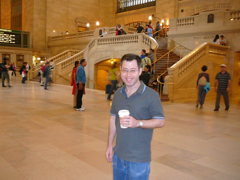 Justin at Grand Central Terminal