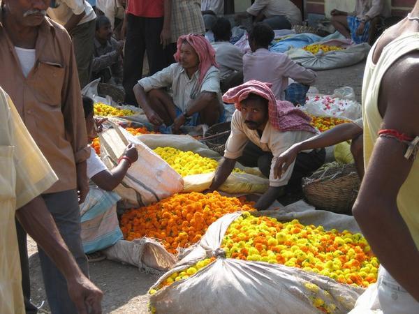Flower market Calcutta 2