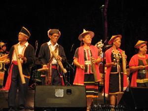 Traditional Sarawak musicians